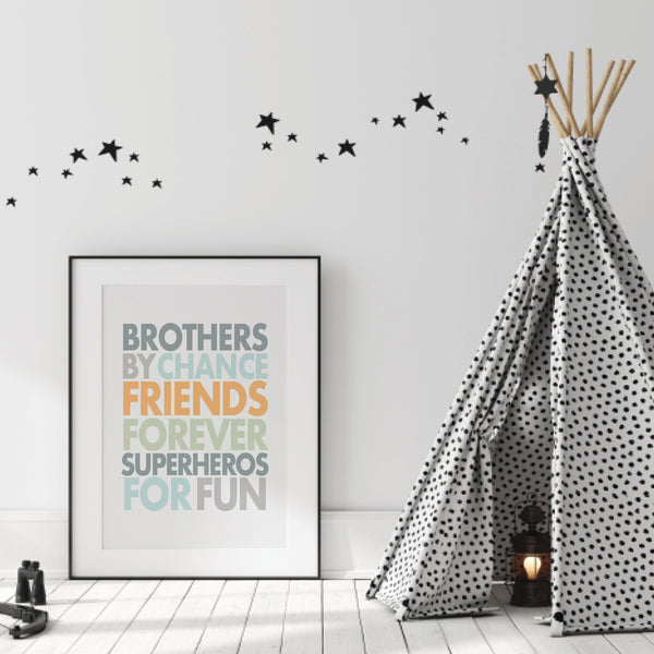 Brothers room Printable Wall Art