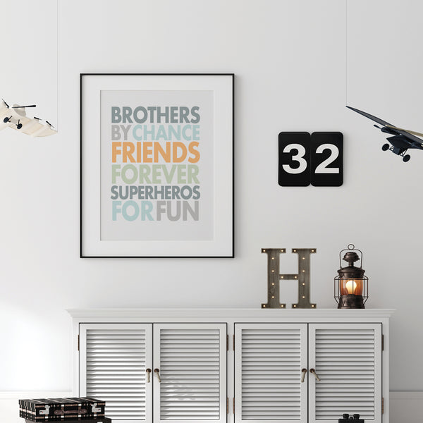 Brothers Wall Art