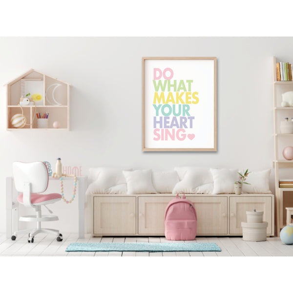 Pastel downloadable nursery print