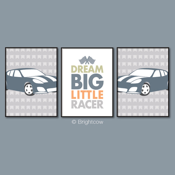 Little Racer Boy Inspirational Wall Art