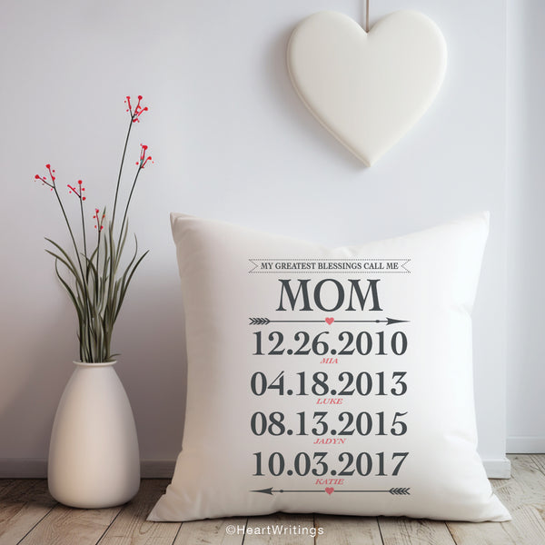 Mom Personalized Gift Pillowcase