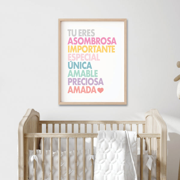 Nursery Print in Spnish