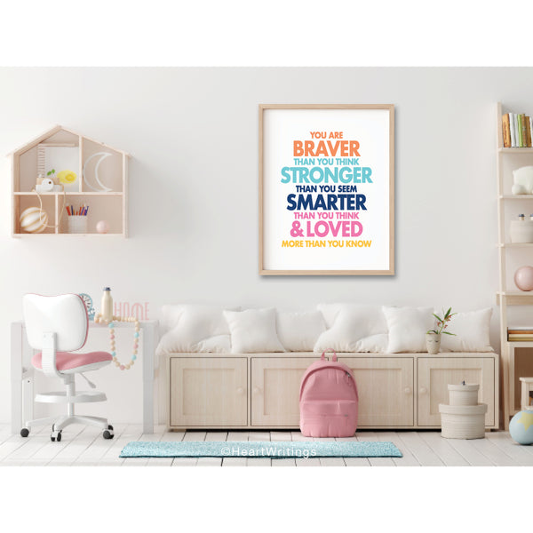 toddler Girl Printable wall art