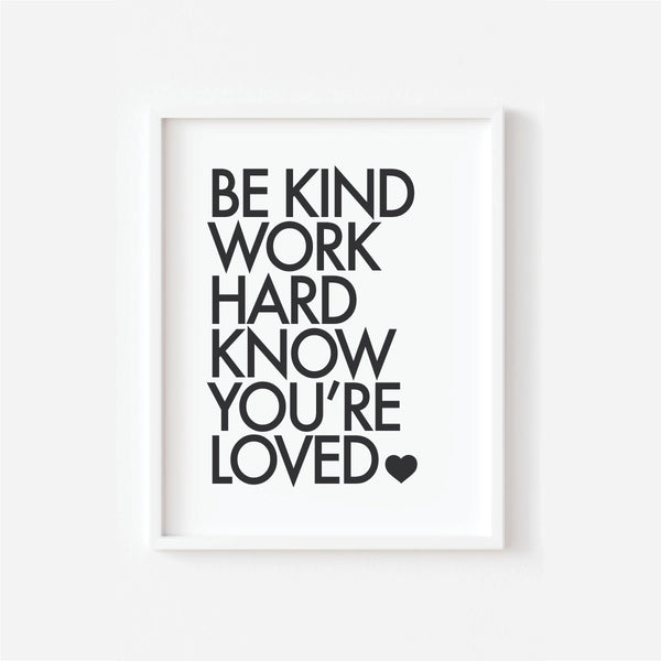 Motivational teen girl art wall print
