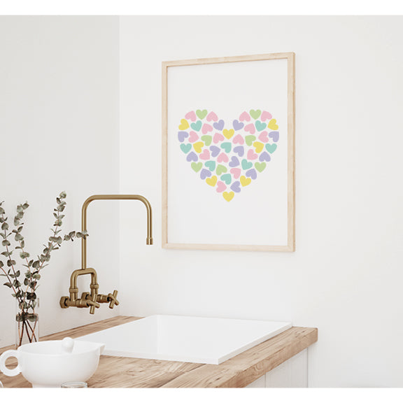 Heart Nursery Wall Printable Art