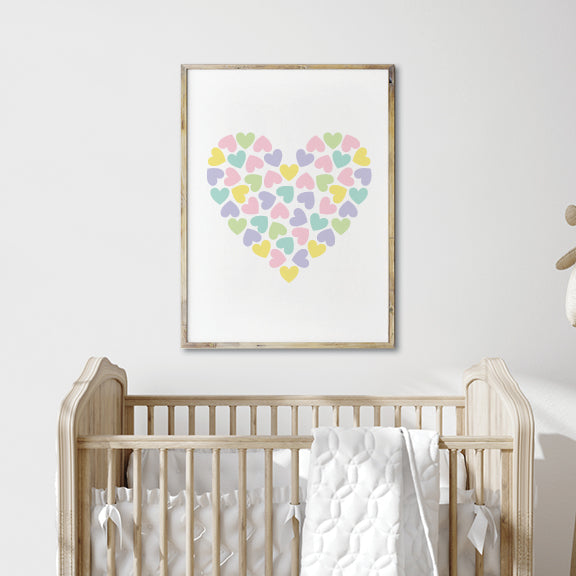 Heart Nursery Wall Printable Art