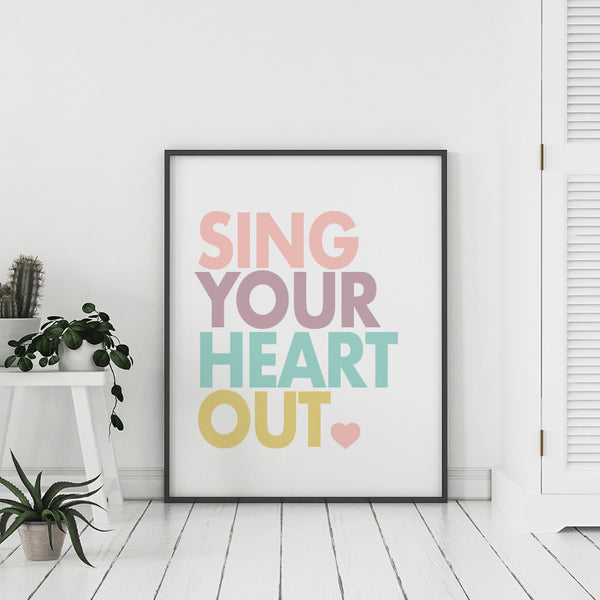 Singer Girl Room Decor
