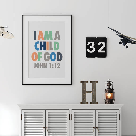I Am A Child of God Print