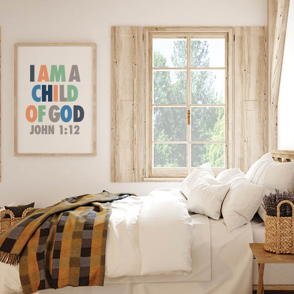 I Am A Child of God Print