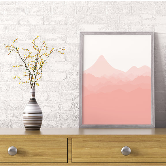 Pink Landscape Wall Art