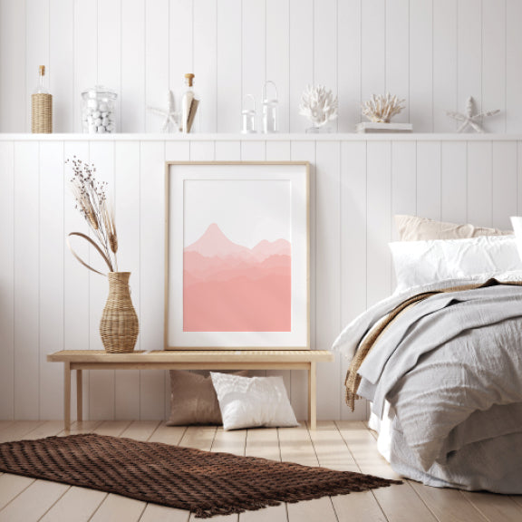 Pink Landscape Wall Art