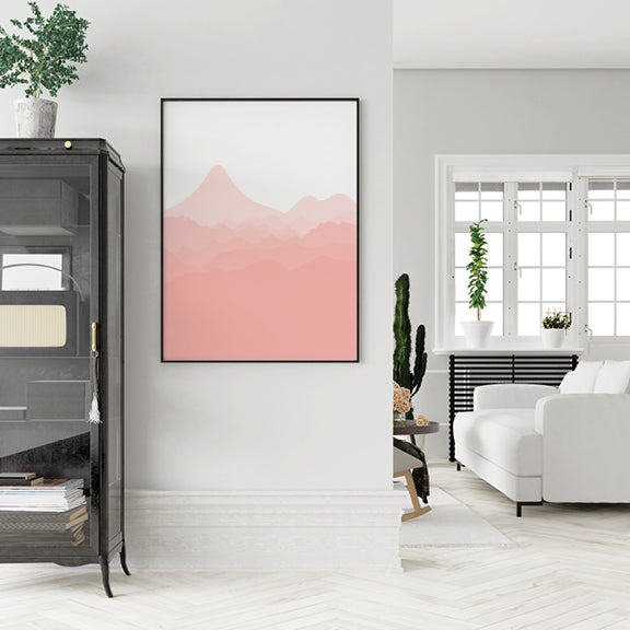 Pink Landscape Wall Art