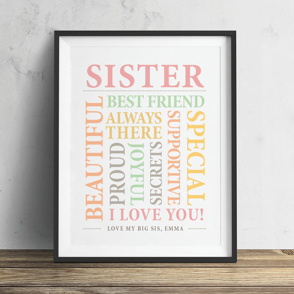 Sister Birthday Gift