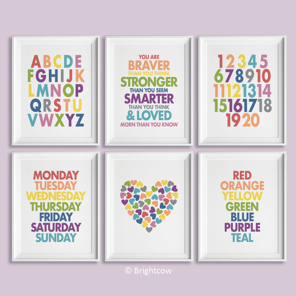 Educational prints