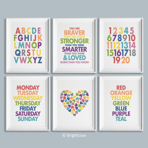 Educational prints