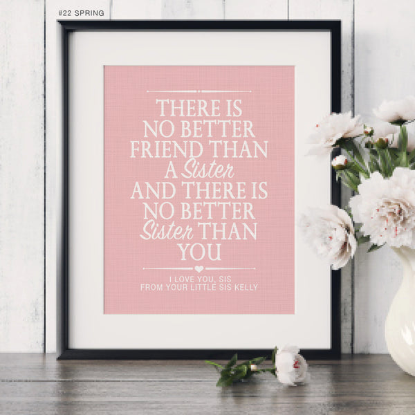 Sister Friend Gift