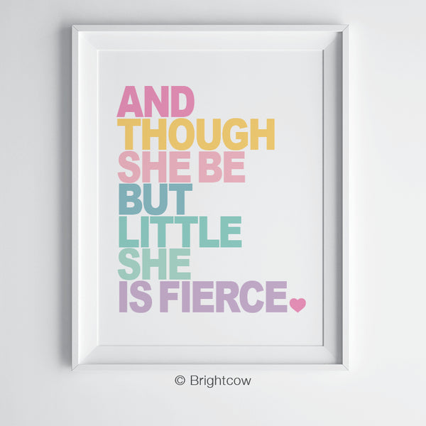 Printable nursery wall art