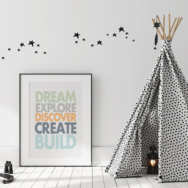 Dream explore discover create downloadable