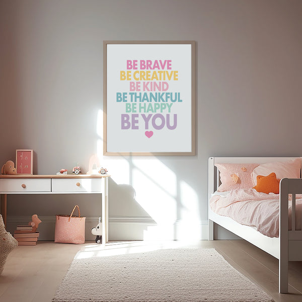 Positive Kids Wall Art