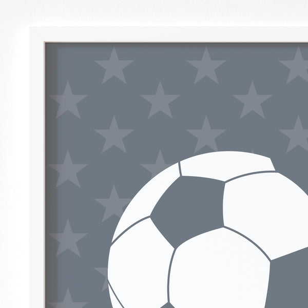 Personalized Basketball Nursery Wall Art - Boys Sports Room Decor (4-Pack)