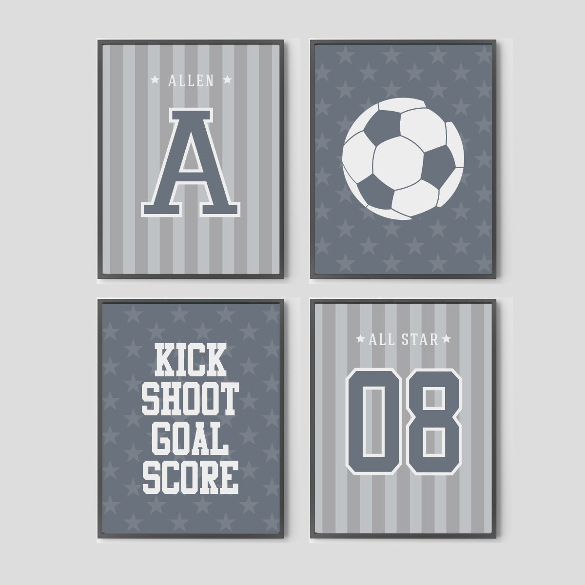 Soccer Boy Wall Decor