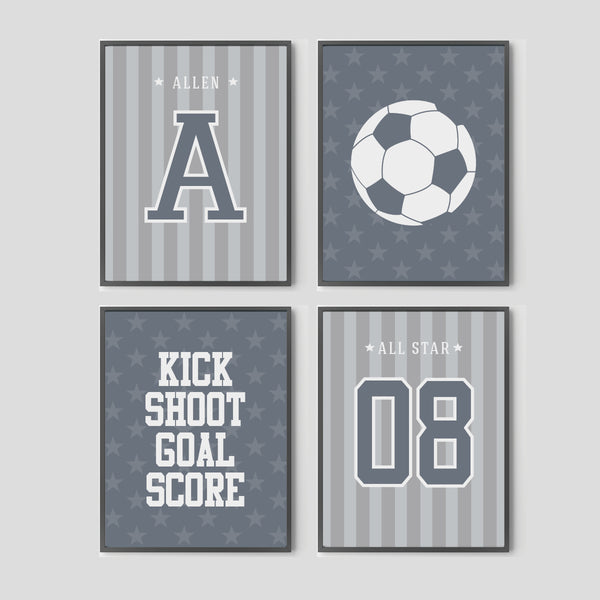 Soccer Boy Wall Decor