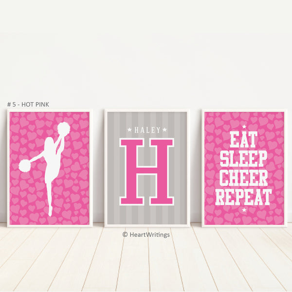 eat sleep cheer repeat poster