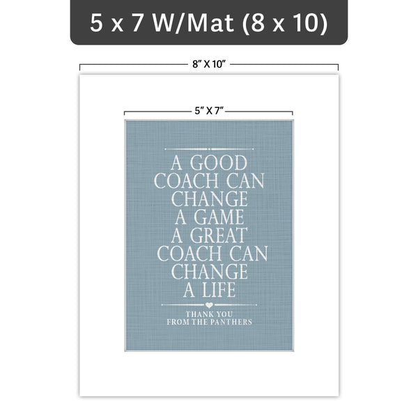 Football coach wall art