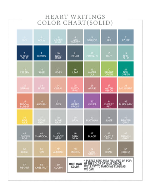 color chart-solid