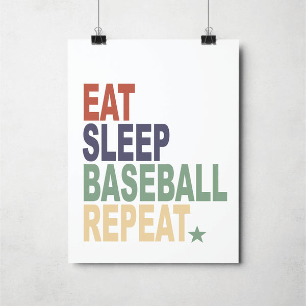 baseball boy printable Wall Art