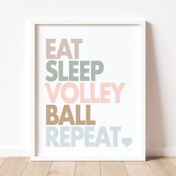 volleyball wall art printable