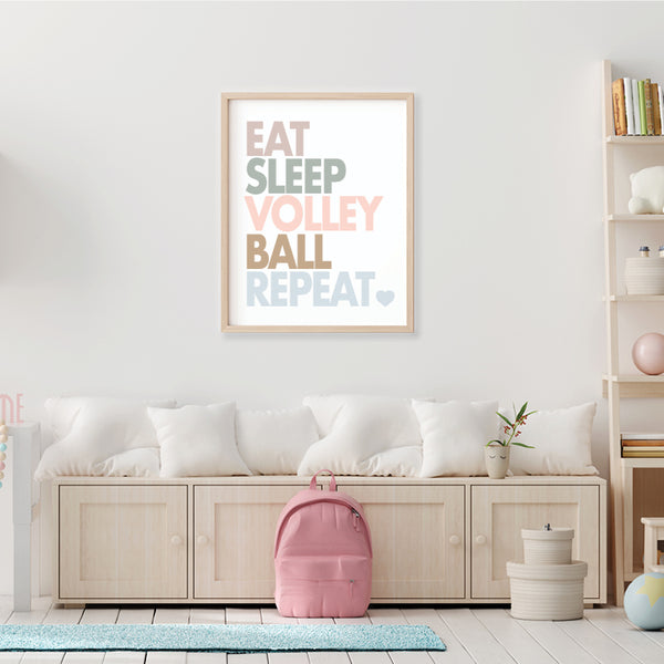 volleyball wall poster downloadable