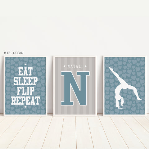 Gymnastics girl wall decor