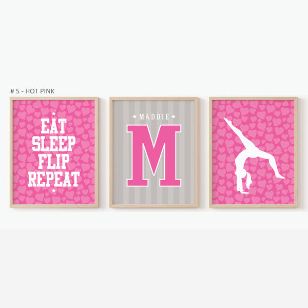 Gymnastics Posters for Teen Girls Room