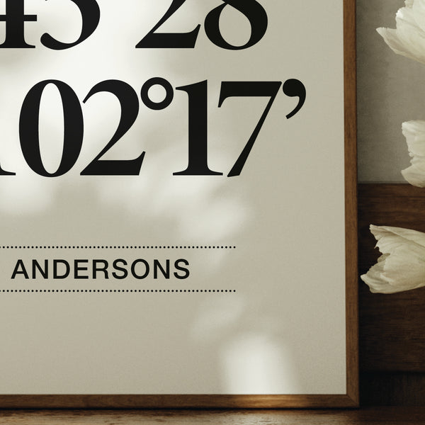 Modern black & white coordinates wall decor for housewarming gift_close-up