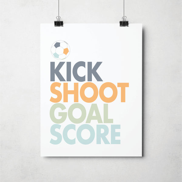 Soccer Goal Printable Wall Art