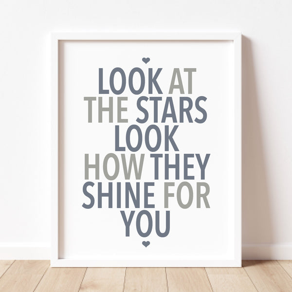 Nursery quote wall art boy