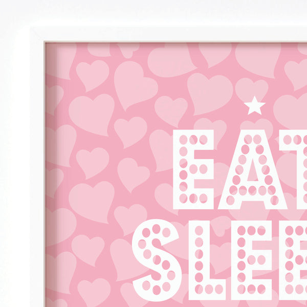 Minimalist pop star girl singer artwork set designed for music lovers