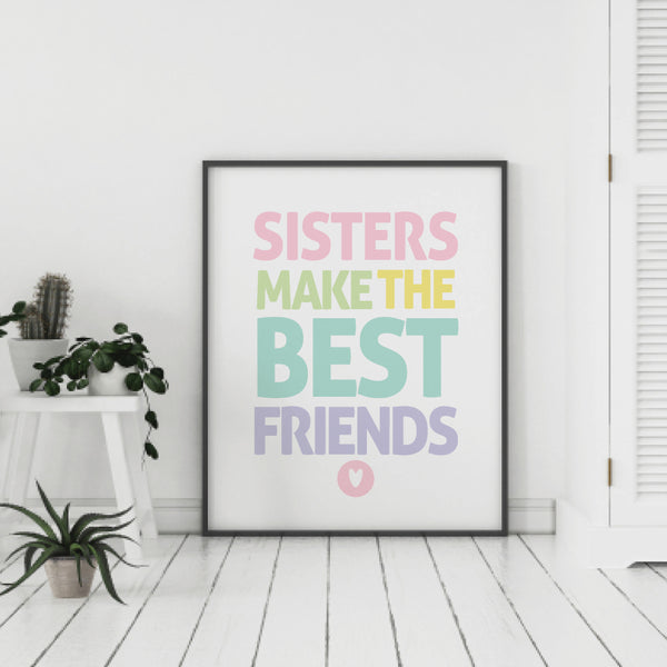 Sisters wall art