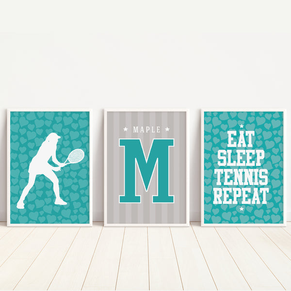 Tennis Girl Wall Art