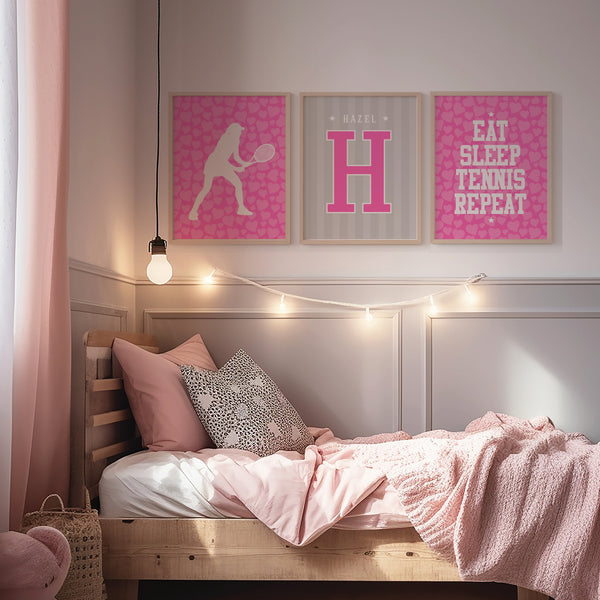 Girls' Tennis Decor