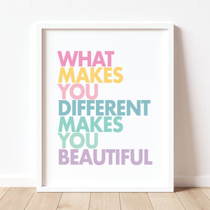 What Makes You Different Makes You Beautiful