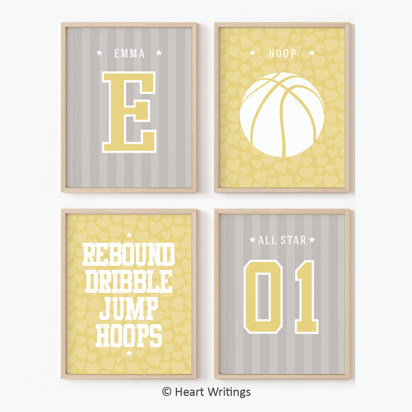 Softball Room Decor (A set of 4)