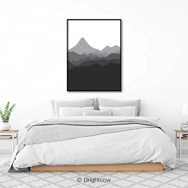 Printable Mountain Wall Art HeartWritings
