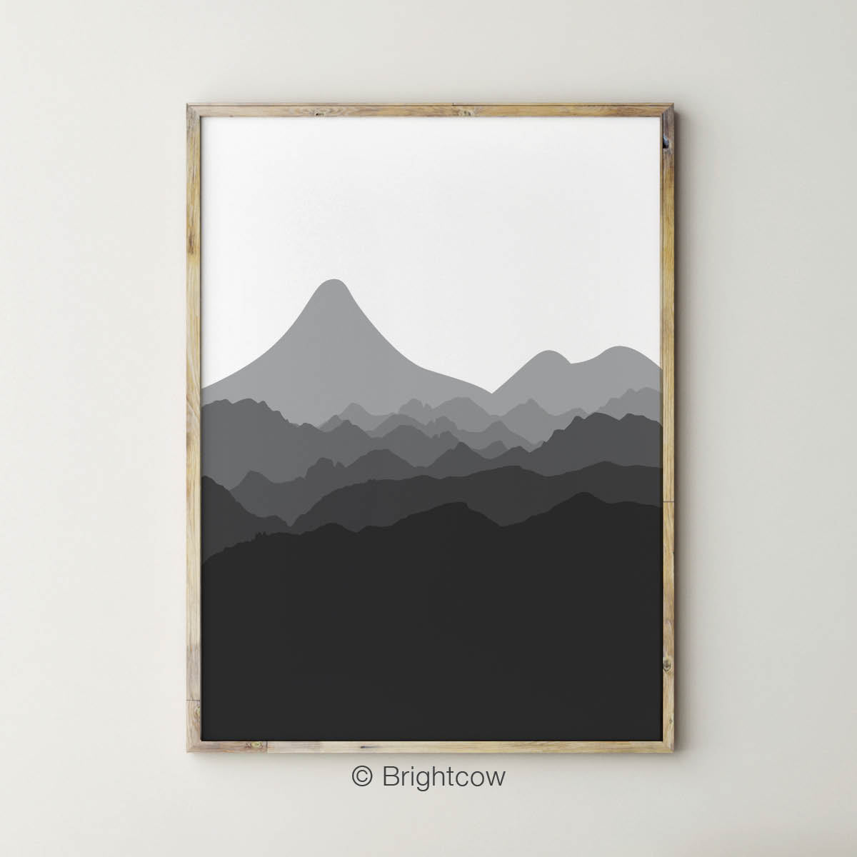 Printable mountain wall art – HeartWritings