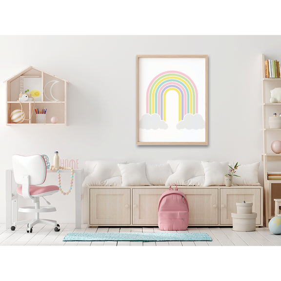 rainbow printable for nursery