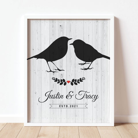 Love Birds Wedding Gift