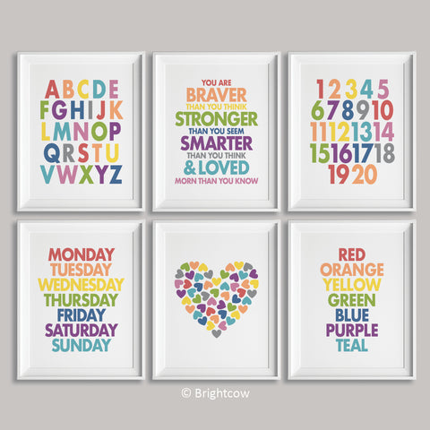 Educational prints