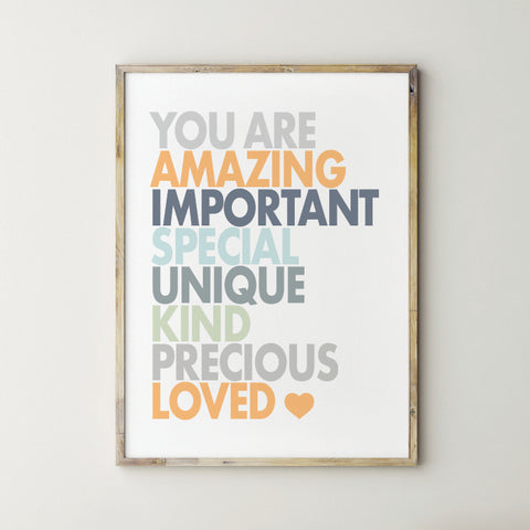 Kids Inspirational You Are Amazing Quotes