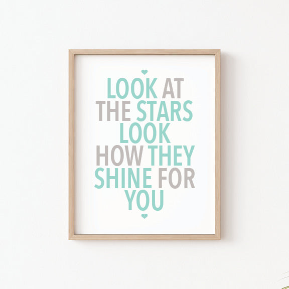 Look At The Star Look How They Shine For You Baby Girl Nursery Decor